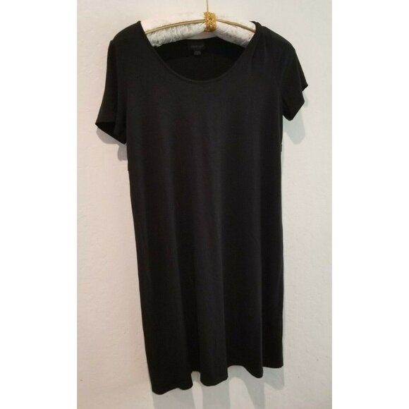 J. Jill Tops - J.Jill Wearever Collection Scoop Neck Short Sleeve T-Shirt Dress Small Black